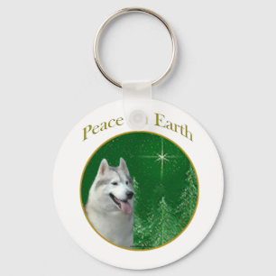 Chaveiro Siberian Husky Peace