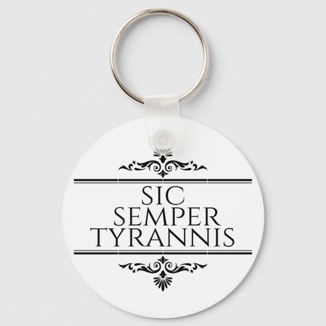 Chaveiro Sic Semper Tyrannis (Frente)