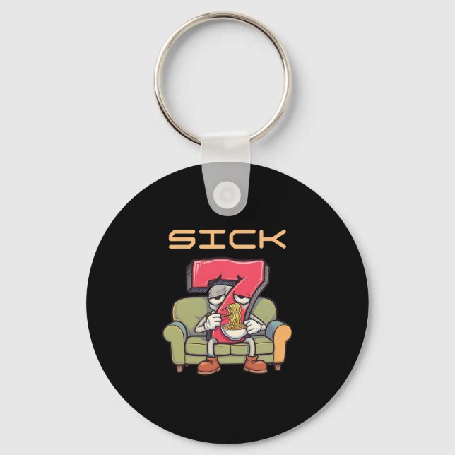Chaveiro Sick Seven 67 Meme Six Seven 1  (Frente)