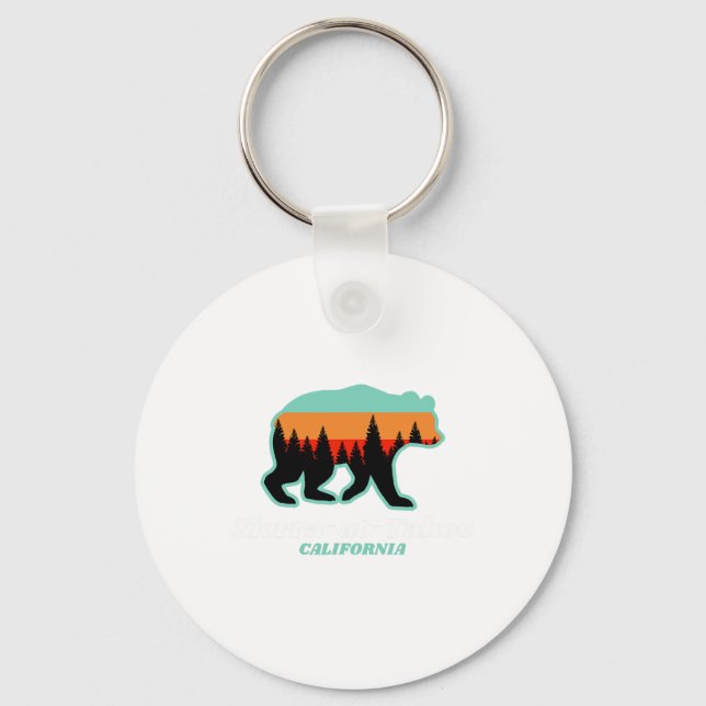 Chaveiro Sierra-at-tahoe Skiing Snowboard California Bea (Frente)