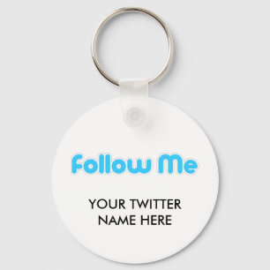 Chaveiro siga-me (o twitter)