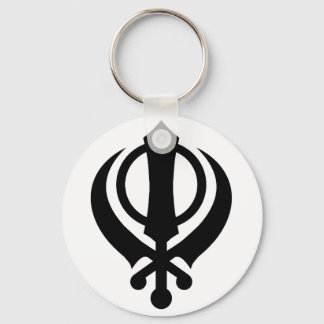 Chaveiro Sikh Khanda Black