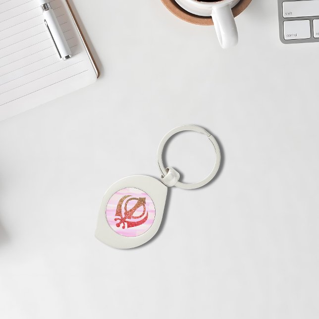 Chaveiro Sikh Khanda "Sem medo e livre" (Criador carregado)