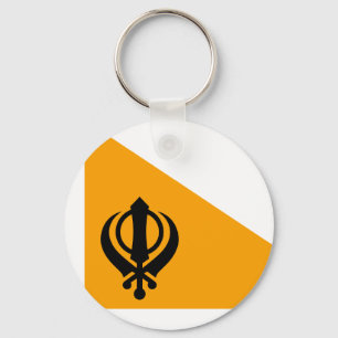 Chaveiro Sikhism santamente Nishan Sahib da bandeira do