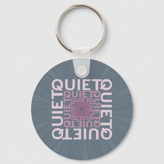 Chaveiro Silêncio Silêncio Silêncio (Frente)