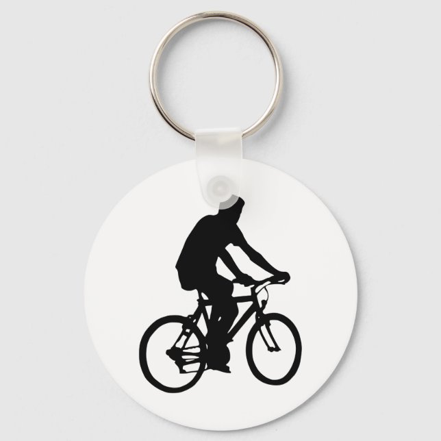 Chaveiro Silhouette biciclo (Frente)
