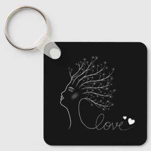 Chaveiro Silhouette de mulher