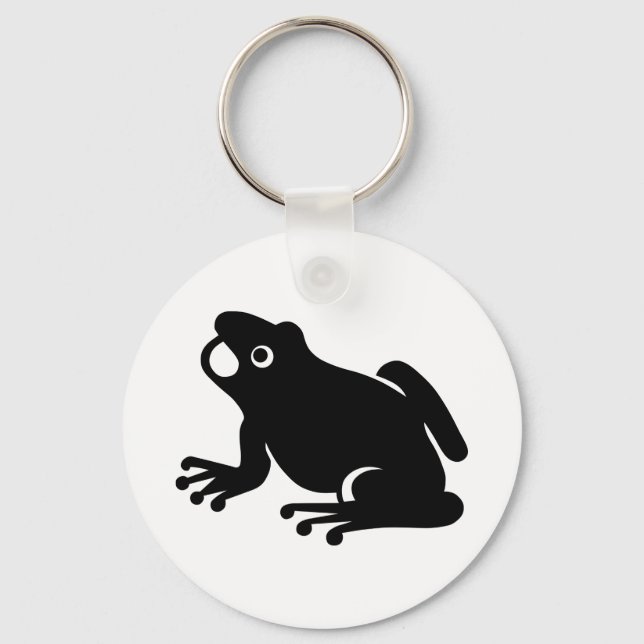 Chaveiro Silhouette sapo (Frente)