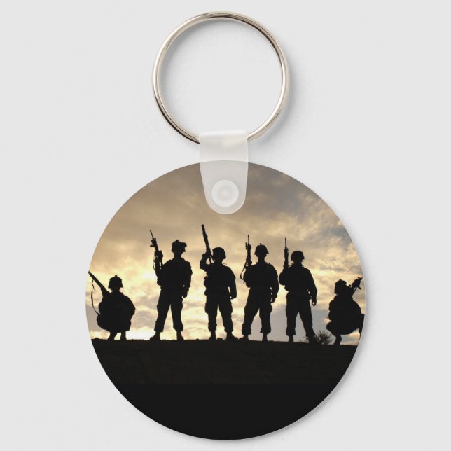 Chaveiro Silhouettes Soldados (Frente)