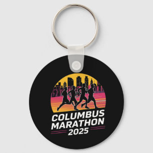 Chaveiro Silhueta Columbus Marathon 2025