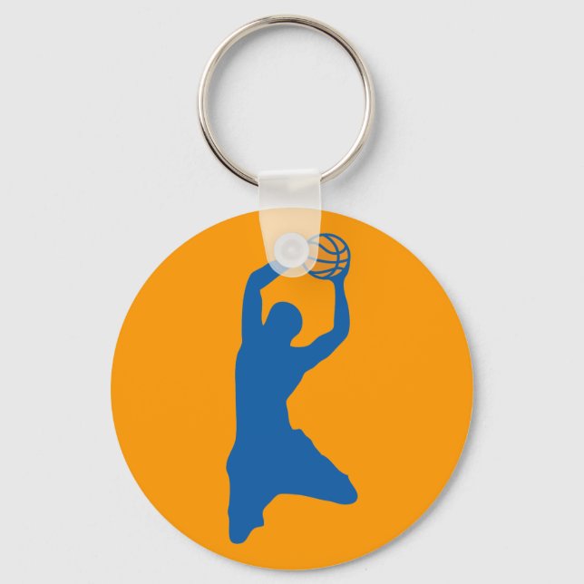 Chaveiro silhueta de basquete (Frente)