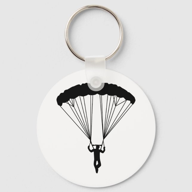Chaveiro silhueta de skydiver (Frente)