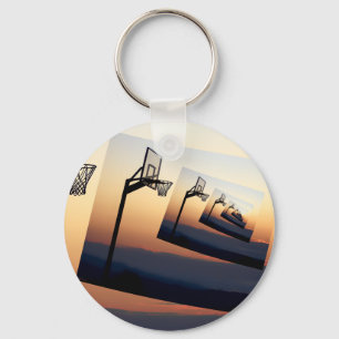 Chaveiro Silhueta Hoop de basquete