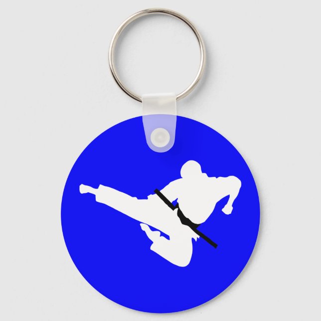 Chaveiro silhuetas de artes marciais (Frente)