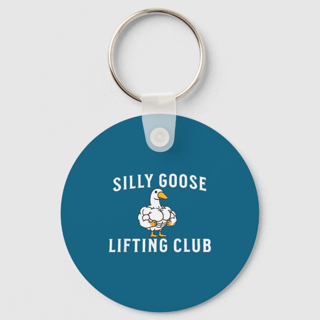 Chaveiro Silly Goose Lifting Club  (Frente)