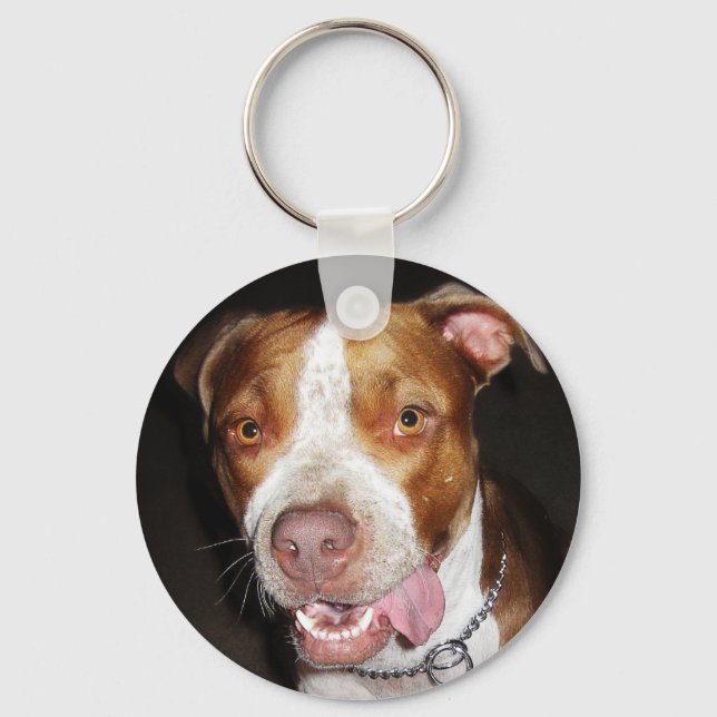 Chaveiro Silly Pitbull Portrait (Frente)
