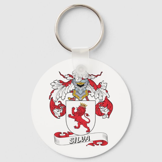 Chaveiro Silva Family Crest (Frente)