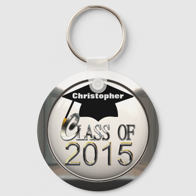 Chaveiro Silver Class Of 2015 Key Chain (Frente)