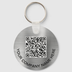 Chaveiro Silver de Promocional de Códigos QR Personalizados