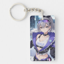 Chaveiro Silver Wolf fan art 1