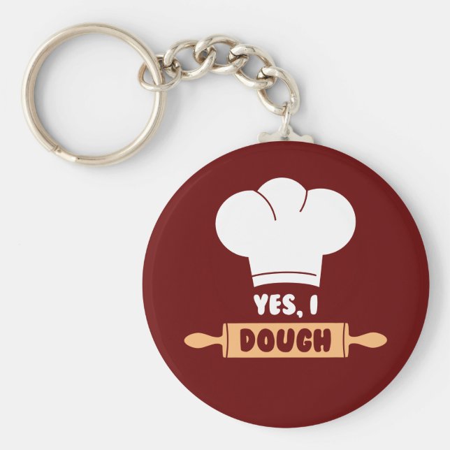 Chaveiro "Sim, eu mando" Baker's (Frente)