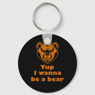 Chaveiro Sim, eu quero ser um urso