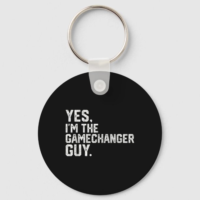 Chaveiro Sim, Eu Sou A Cara Gamechanger Engraçada Baseball (Frente)