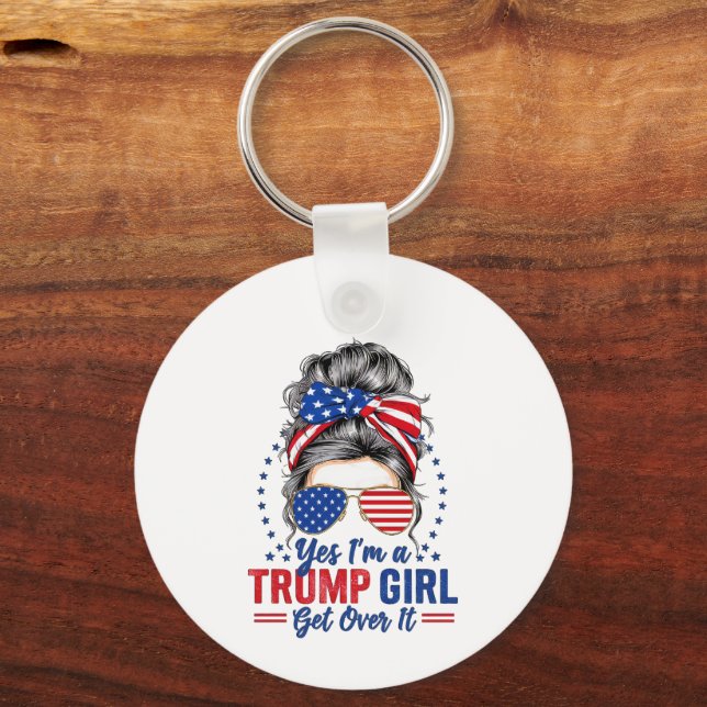 Chaveiro Sim, eu sou uma Trump Girl (Verso)