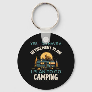 Chaveiro Sim, eu tenho plano de aposentadoria Camping Campe