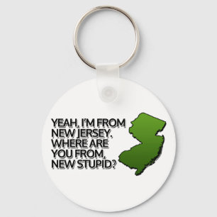 Chaveiro Sim, sou de Nova Jersey.