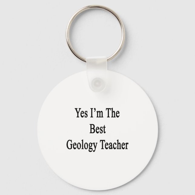 Chaveiro Sim, sou o melhor professor de geologia (Frente)