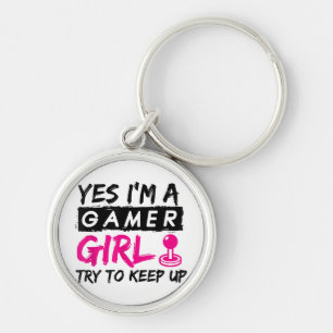 Chaveiro Sim, sou uma garota gamer garota de jogos