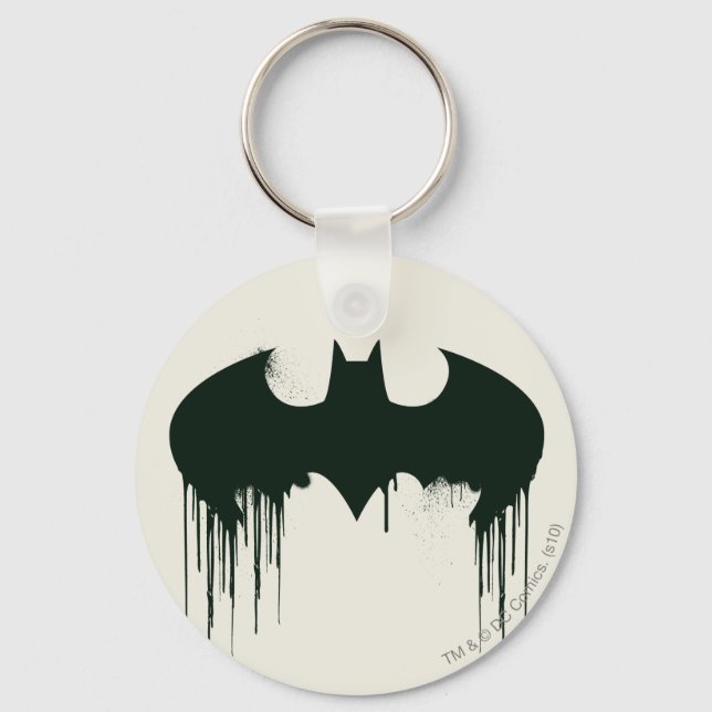 Chaveiro Símbolo Batman | Logotipo de tinta (Frente)