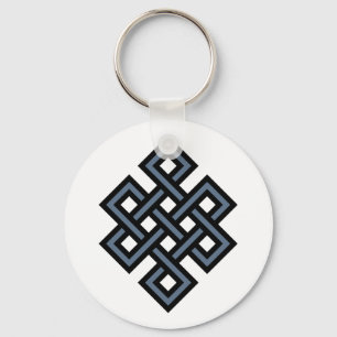 Chaveiro Símbolo budista Buddha da eternidade infinita do