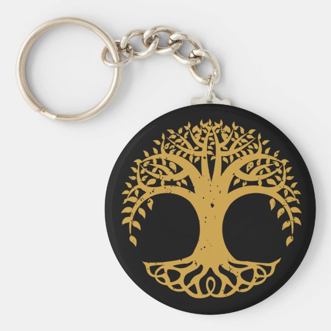 Chaveiro Símbolo Celta da Árvore da Vida (Frente)