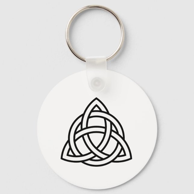 Chaveiro Símbolo Celtic Trinity Knot Triquetra Wicca (Frente)