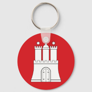 Chaveiro Símbolo da cidade de Hamburgo, Alemanha