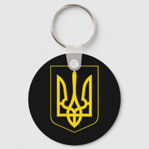 Chaveiro Símbolo da Ucrânia Exército Ucraniano Médio Emblem