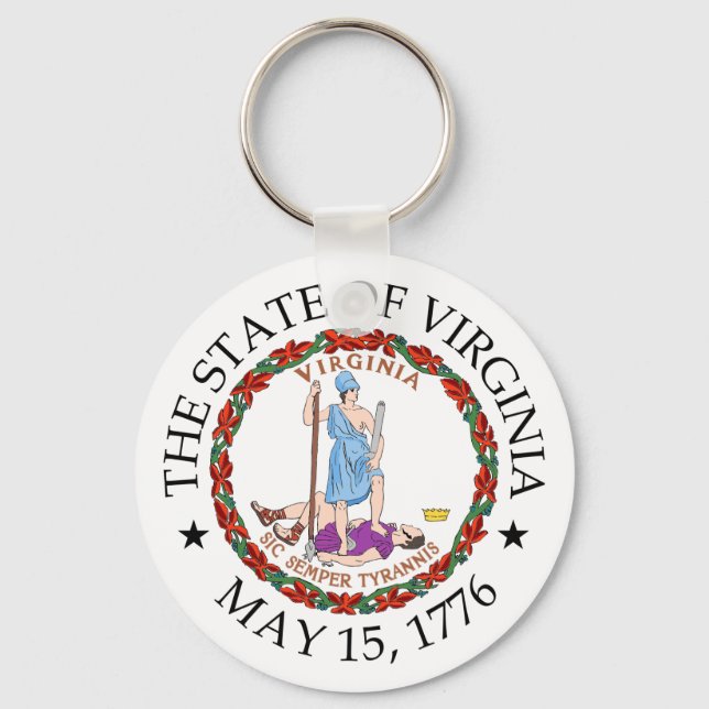 Chaveiro Símbolo da Virgínia (Frente)