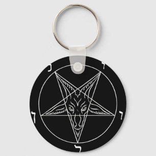 Chaveiro Símbolo de Baphomet