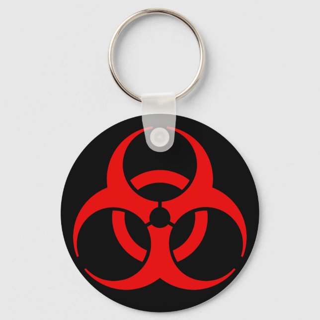 Chaveiro Símbolo de Biohazard (Frente)