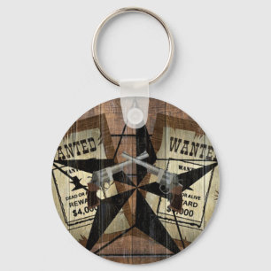 Chaveiro Símbolo de dois pistolas ocidentais russo do Texas