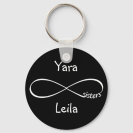 Chaveiro Símbolo de Infinidade de Nomes Personalizados Simp