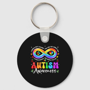Chaveiro Símbolo de Infinitude do Arco-íris de Aceitação e