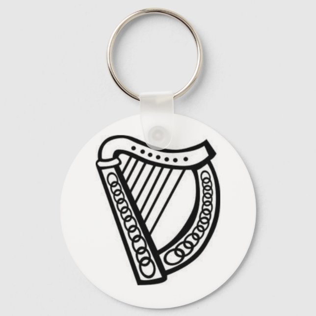 Chaveiro Símbolo de Irlanda/Harp Celta (Frente)