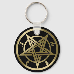 Chaveiro Símbolo de pentagrama clássico