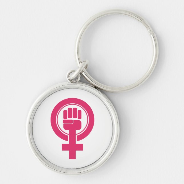 Chaveiro Símbolo de resistência feminina (Frente)