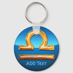 Chaveiro Símbolo do zodíaco do Libra