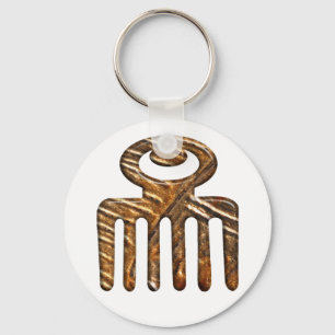 Chaveiro Símbolo Duafe.African Adinkra