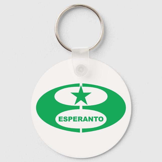 Chaveiro Símbolo esperanto (Frente)